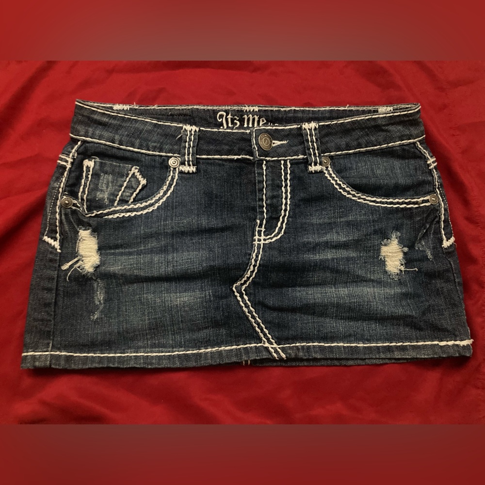 It’s Me U.s.a Denim Skirt